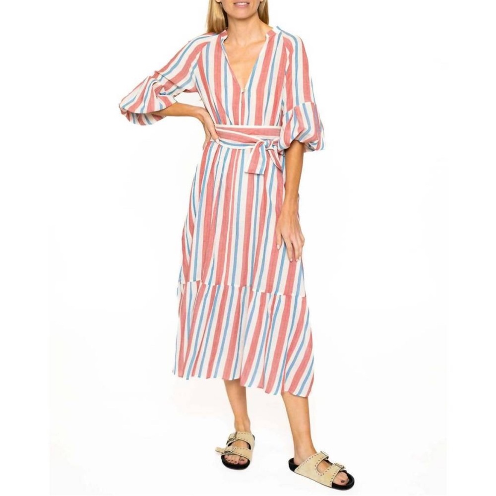 PIETSIE Tropea Dress in Fez Stripe
